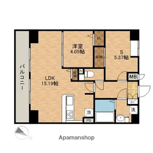 アプリーレ千代田【12階】の間取り