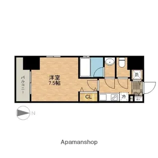 ブランシエスタ東別院 (ヒガシベツイン)【3階】の間取り