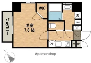 エスリード名古屋東別院【8階】の間取り