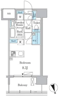 ルーエ今池【8階】の間取り