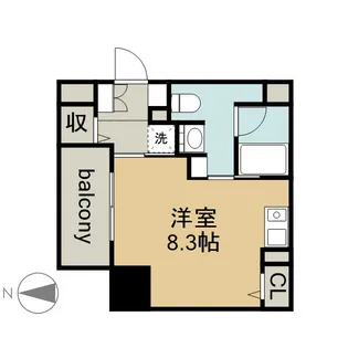 パークアクシス新栄【13階】の間取り