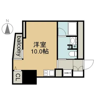 パークアクシス新栄【14階】の間取り