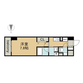 パークアクシス新栄【3階】の間取り