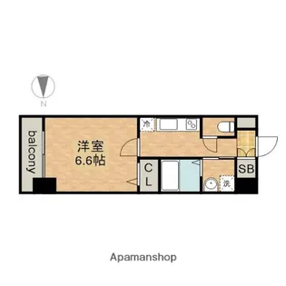 第18金山フクマルビル【10階】の間取り