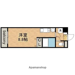 クリスタルタウン金山【5階】の間取り