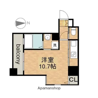 SPACE BEAT「スペースビート」【8階】の間取り