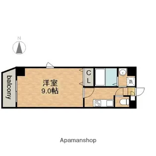 SPACE BEAT(スペースビート)【10階】の間取り