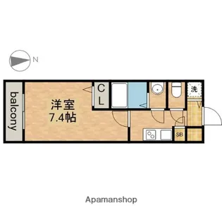 エスリード上前津エアスタ【7階】の間取り