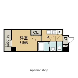 アステリ鶴舞ディオ【3階】の間取り