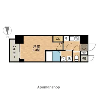 S−RESIDENCE熱田【7階】の間取り
