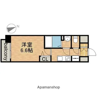 アステリ鶴舞トゥリア【7階】の間取り