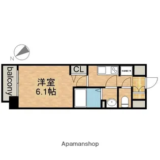 アステリ鶴舞トゥリア【5階】の間取り