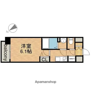 アステリ鶴舞トゥリア【12階】の間取り