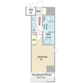 SD COURT KANAYAMA(SDコート金山)【4階】の間取り