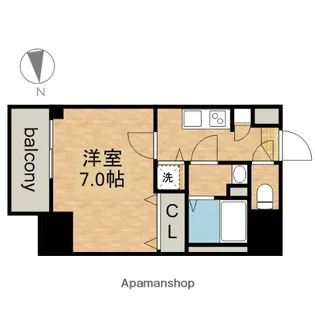 エスプレイス鶴舞ガーデンテラス【10階】の間取り