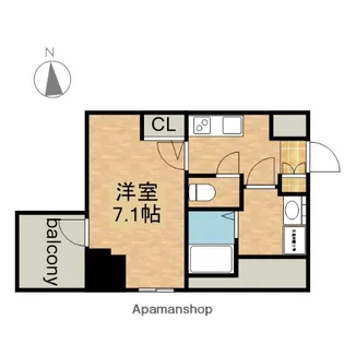 エスプレイス上前津レガシー【2階】の間取り