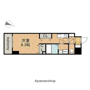 レジーナ鶴舞【7階】の間取り