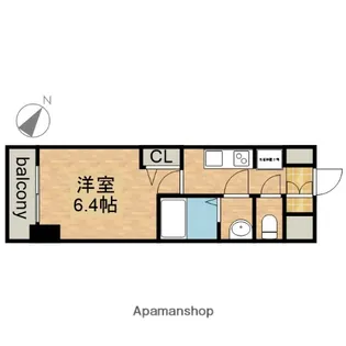アステリ鶴舞テーセラ【5階】の間取り
