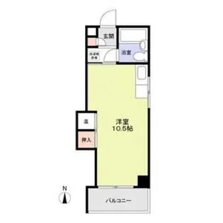 浅井ビル【5階】の間取り