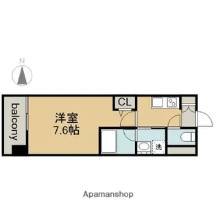 リヴシティ新栄【3階】の間取り