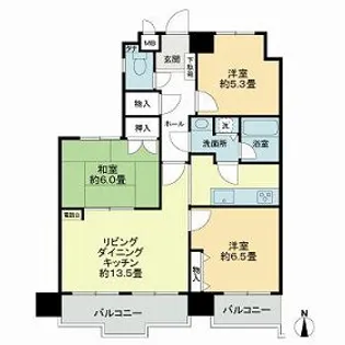 ダイアパレス東別院第2【5階】の間取り