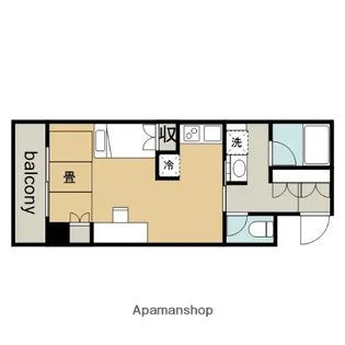 鶴舞ガーデンコート【12階】の間取り
