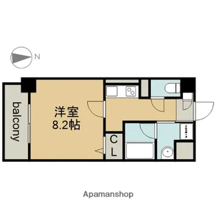 パークハイム日比野【3階】の間取り