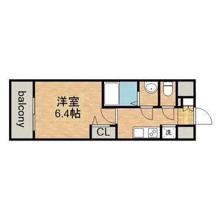 プレサンスTHE新栄【0411号室】の間取り