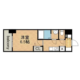 プレサンスTHE新栄【0807号室】の間取り