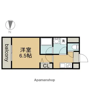 CAVANA新栄(旧ディアレイシャス新栄)【9階】の間取り