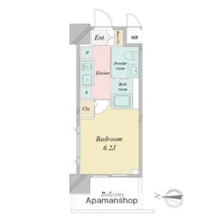 Live Casa堀田【12階】の間取り