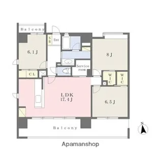 シュライン樹館【9階】の間取り