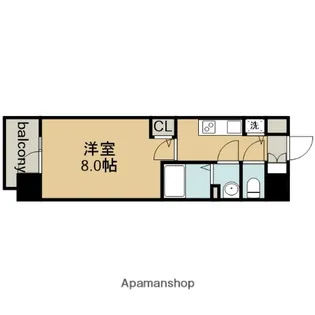 エスリード栄イーストスクエア【6階】の間取り