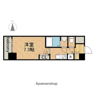 エスリード上前津テルツェ【9階】の間取り