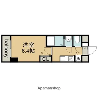 プレミアム大須【5階】の間取り