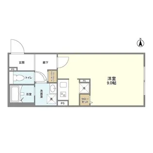 GVIVRE東別院【1階】の間取り