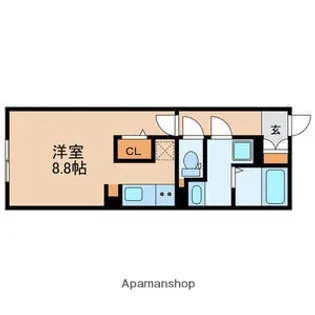 WELL COURT CHIYODA【1階】の間取り