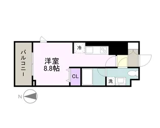 WESTIN上前津(ウェスティンカミマエヅ)【6階】の間取り