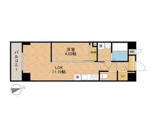 GRANDUKE東桜【7階】の間取り