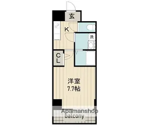 エスリード大須アヴェニュー【12階】の間取り