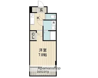 エスリード大須アヴェニュー【10階】の間取り