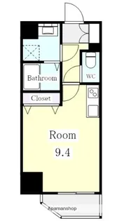 シェモア泉(旧名称:レジデンシア泉II)【7階】の間取り