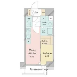 デュオフラッツ鶴舞【10階】の間取り