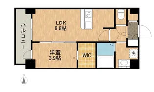 メイクス矢場町2【6階】の間取り