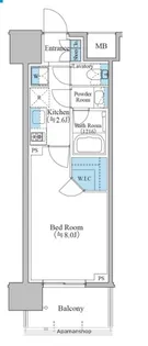 ブランシエスタ泉【1階】の間取り
