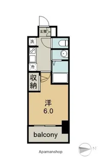 エステムコート名古屋鶴舞2レアーヴ【4階】の間取り