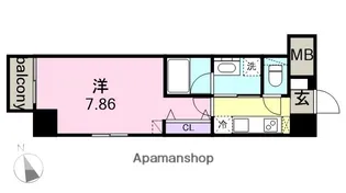 ザ・ラウンジ大須【12階】の間取り