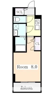 エスリード泉プライム【9階】の間取り