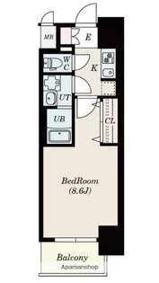 S-RESIDENCE金山West【7階】の間取り