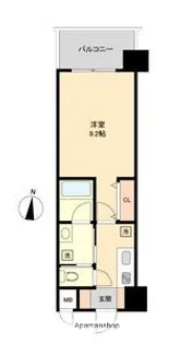 S−FORT名駅南五丁目(レジデンシア名駅南)【4階】の間取り